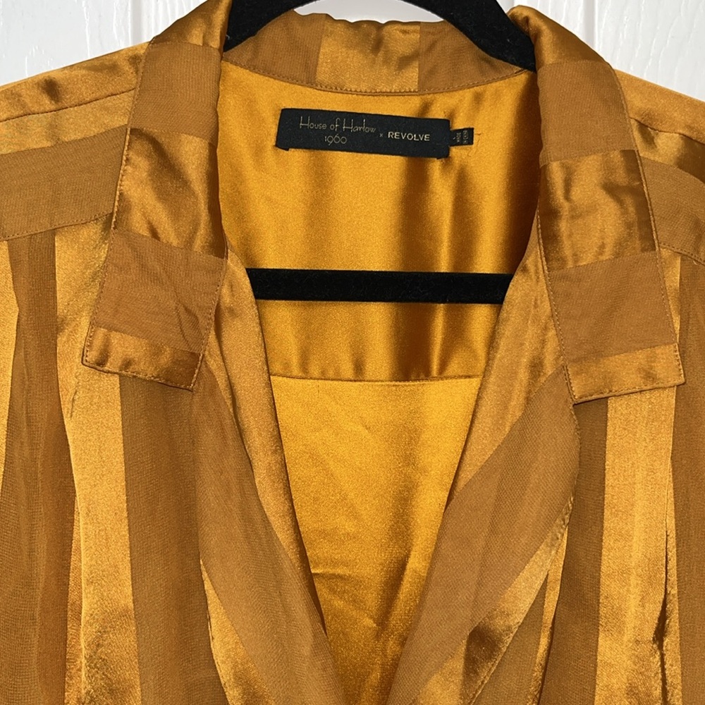 HOUSE Of HARLOW 1960 X REVOLVE Margot
Jumpsuit in Inca Gold Size L - Picture 6 of 8